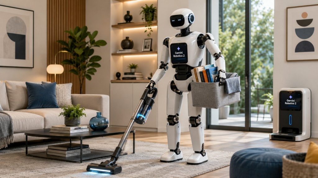 Роботи Google навчилися прибирати кімнати й зав’язувати пакети: що вміє Gemini Robotics 2