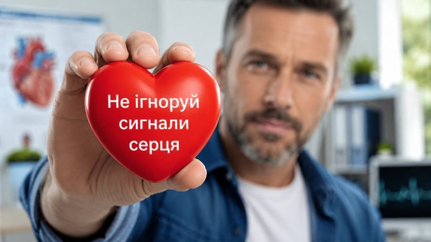Чому чоловіки ігнорують перші ознаки хвороб серця, які симптоми не можна списувати на втому, коли звертатися до лікаря та як своєчасна діагностика допомагає знизити ризик інфаркту.