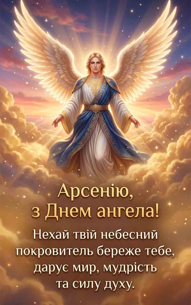 Як привітати Арсенія з Днем ангела: найкращі слова