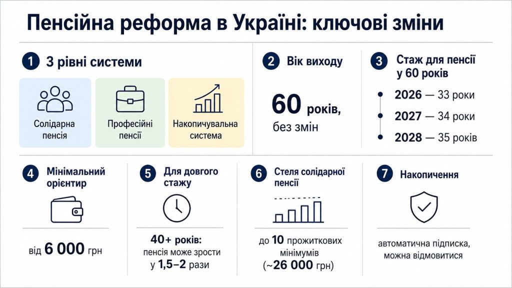 Пенсії в Україні можуть зрости у півтора-два рази: кому допоможе нова реформа