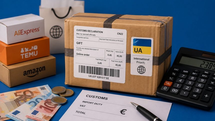 Посилки до €150 в Україні можуть обкласти ПДВ із 2027 року. Коли Рада розгляне закон, скільки доплатять покупці AliExpress, Temu й Amazon та які відправлення залишаться без податку вже після реформи.