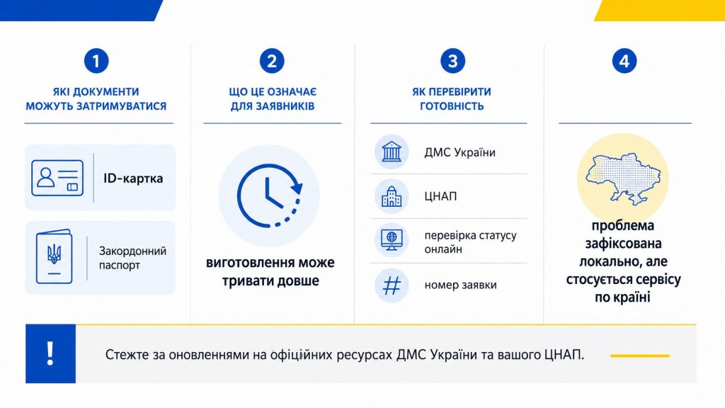 Затримка видачі паспортів у липні: які документи доведеться чекати довше