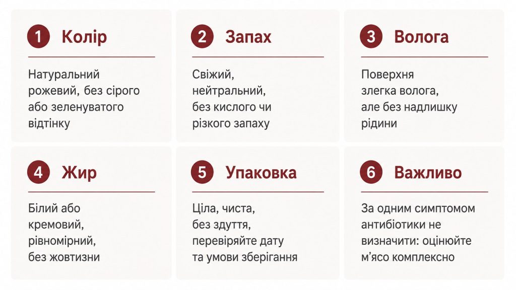 Антибіотики у свинині: чи можна розпізнати небезпечне м’ясо без лабораторії