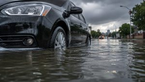 Затопило автомобіль після зливи? Чому не можна запускати двигун, як уникнути гідроудару, зафіксувати збитки, викликати евакуатор і правильно звернутися до страхової.