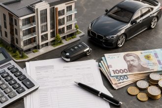 Податок на квартиру й авто у 2026 році: площа, вартість, ставки, строки сплати, штрафи та дії власника, якщо повідомлення від ДПС не надійшло або містить помилку. Повний розрахунок. За правилами ДПС!