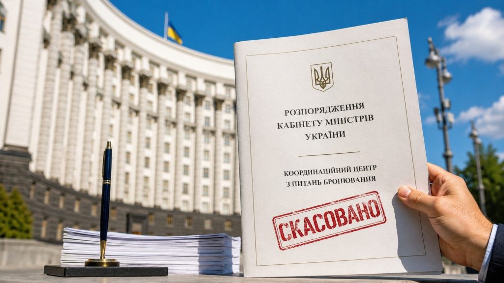 Уряд скасував Координаційний центр із бронювання: чому Кабмін відмовився від нового органу