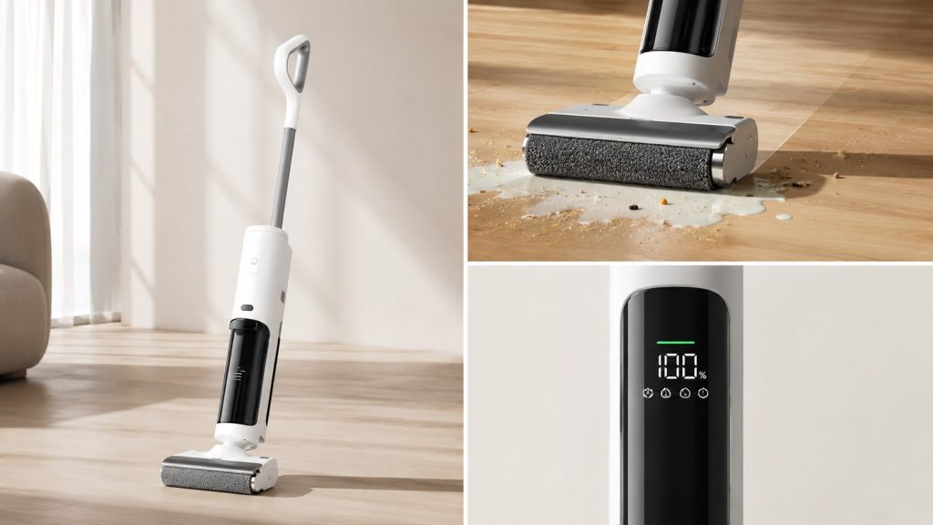 Xiaomi представила Mijia Wireless Floor Cleaner 5C: пилосос із вологим прибиранням за $130