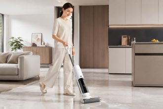 Xiaomi представила Mijia Wireless Floor Cleaner 5C із силою всмоктування 18 000 Па, вологим прибиранням, сушінням щітки при 60 °C та автономністю до 45 хвилин.