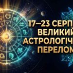 Гороскоп на тиждень з 17 по 23 серпня 2026 року: космічне перезавантаження, перехід Сонця у Діву та детальний прогноз для всіх знаків зодіаку