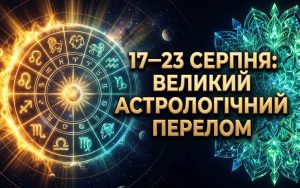 Гороскоп на тиждень з 17 по 23 серпня 2026 року: космічне перезавантаження, перехід Сонця у Діву та детальний прогноз для всіх знаків зодіаку