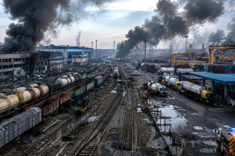Чому Росія дедалі частіше атакує порти та залізницю України. Як удари по логістиці впливають на експорт, транспортні маршрути, перевезення та роботу української економіки.