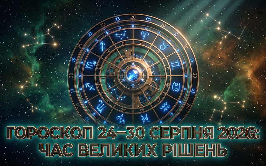 Гороскоп на тиждень з 24 по 30 серпня 2026 року: астрономічний контекст, фінансові стратегії та персональні вектори для всіх знаків зодіаку
