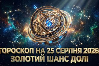 Гороскоп на 25 серпня 2026 року: планетарні аспекти, фінансові стратегії та точний астропрогноз для всіх знаків зодіаку