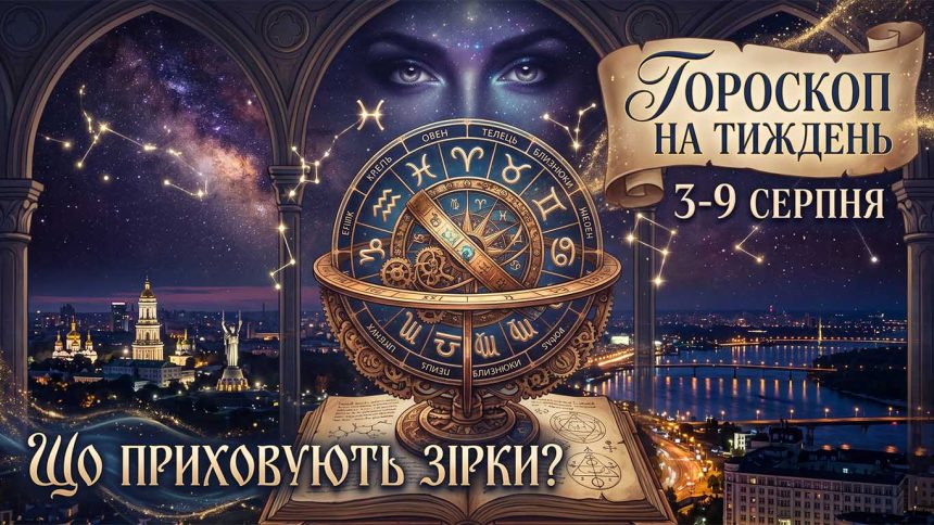 Гороскоп на тиждень з 3 по 9 серпня 2026 року: Кармічні випробування, фінансові зсуви та портали долі