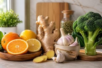 Лимон, імбир, часник, буряк і зелений чай: як ці продукти впливають на імунітет, травлення та здоров’я печінки. Дані ВООЗ і медичних джерел про користь, властивості та безпечне вживання.