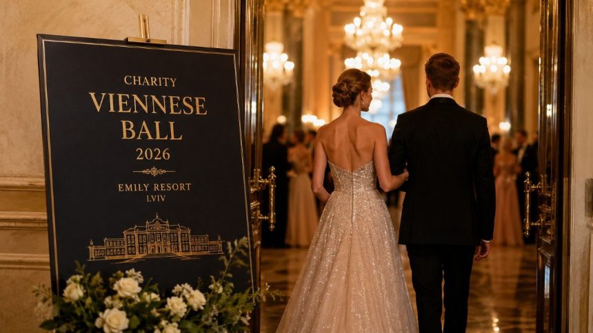 Charity Viennese Ball 2026 у Львові відбудеться 27 листопада в Emily Resort. Організатори анонсували сапфіровий колір балу, дебютантів, благодійну місію та участь Макса Леонова.