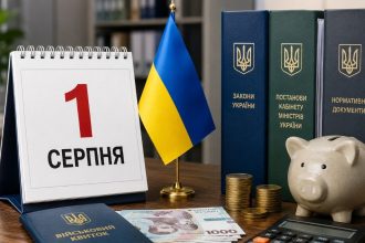 Що зміниться в Україні з 1 серпня 2026 року: продовження воєнного стану і мобілізації, виплати ветеранам, 5000 грн першокласникам, тарифи Укрзалізниці та правила Резерв+.