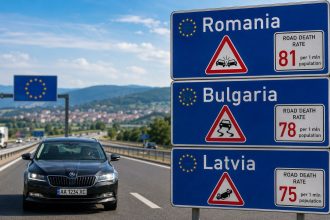 Країни ЄС із найбільшою смертністю на дорогах у 2025 році: Болгарія, Румунія, Хорватія й Латвія. Пояснюємо ризики для українських водіїв, небезпечні маршрути та підготовку до поїздки.