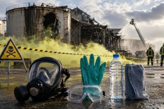 Витік аміаку після удару: як розпізнати небезпеку, куди рухатися, як захистити дихання, надати першу допомогу та коли негайно викликати 103 після різкого запаху в повітрі. Дії вдома й на вулиці. 24/7