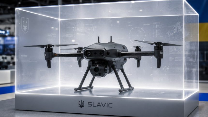 Дрон SLAVIC від Vyriy Industries уже проходить бойове застосування. Що відомо про заміну Mavic, час польоту до двох годин, освоєння без навчання та плани масштабування виробництва в Україні. Що далі.
