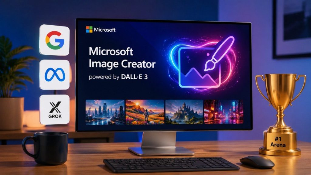 Новий генератор зображень Microsoft обійшов Google, Meta і Grok у рейтингу Arena