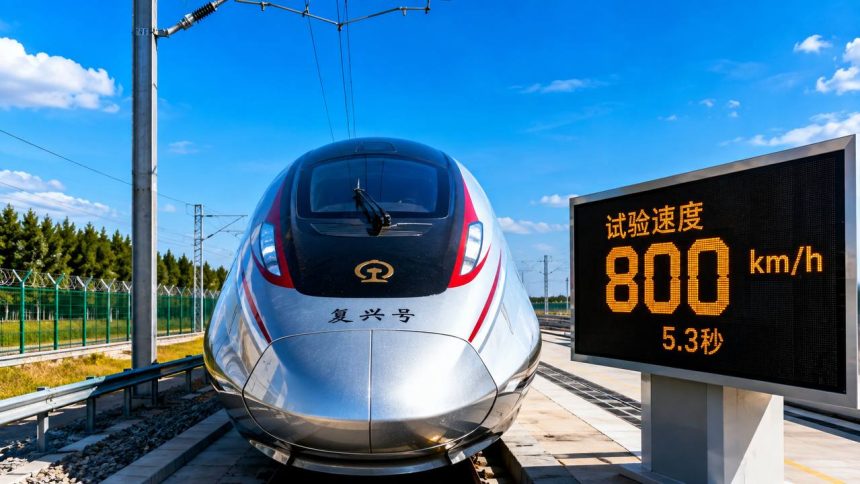 Китайський маглев у лабораторії Donghu в Хубеї розігнали до 800 км/год за 5,3 секунди. Що відомо про рекорд, 1-км тестову трасу, гальмування та можливі сфери застосування технології.