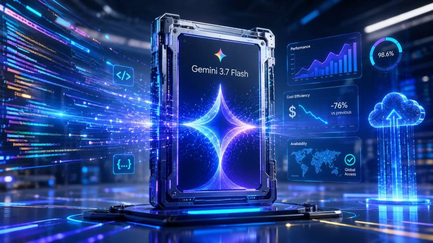 Google представила Gemini 3.7 Flash через три тижні після 3.6 Flash. Нова ШІ-модель краще пише код, працює з веброзробкою й агентами, а до кінця 2026 року має пільгову ціну для API у Google Cloud AI.