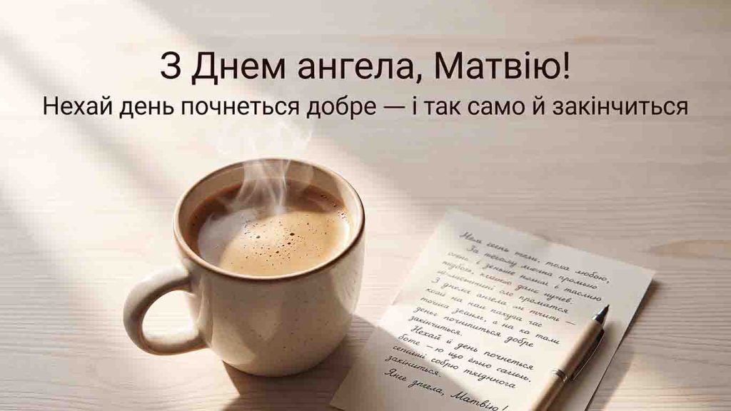 День ангела Матвія: коли іменини у 2026 році і чому дат кілька