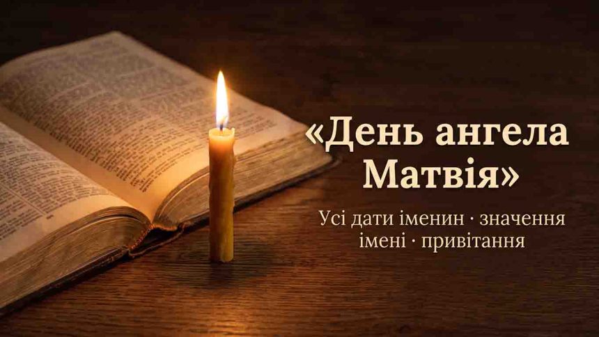 День ангела Матвія: коли іменини у 2026 році і чому дат кілька