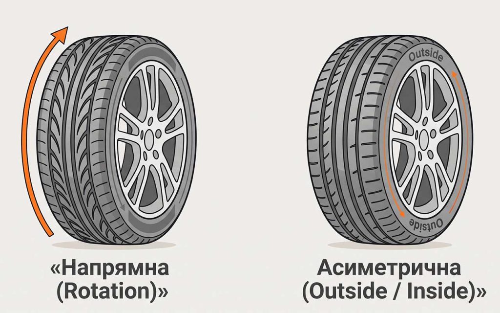 Напрямок обертання й асиметрія
