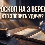 Гороскоп на 3 вересня 2026 року: на кого чекає несподіваний прорив, а кому краще залягти на дно?