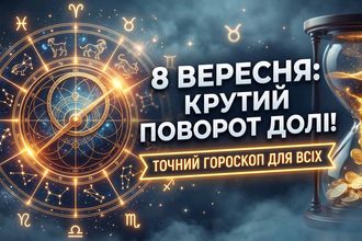 Перевірка на міцність: гороскоп на 8 вересня 2026 року вкаже, хто зірве куш, а хто загрузне в дрібницях