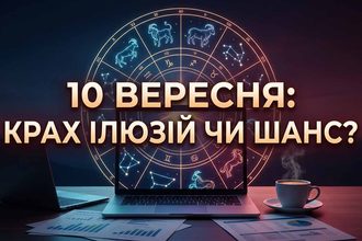 Гороскоп на 10 вересня 2026 року: день раптових прозрінь, гострих слів і розбитих ілюзій