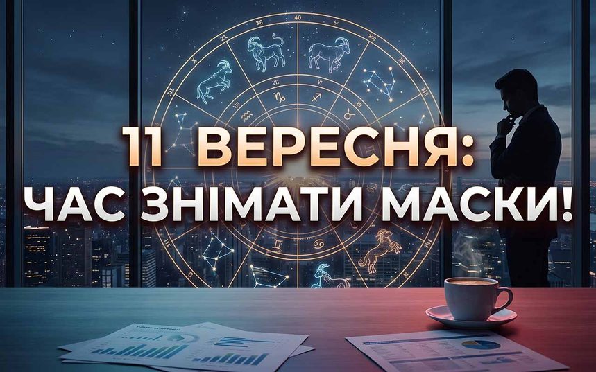 Гороскоп на 11 вересня 2026 року: день зірваних дедлайнів, фінансової тверезості та раптових прощань