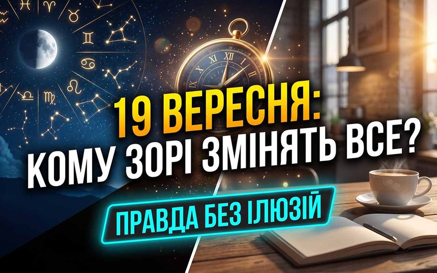 Гороскоп на 19 вересня 2026: кому субота переверне плани догори дриґом, а хто зірве куш