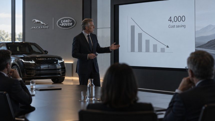 Jaguar Land Rover скоротить близько 4 тис. працівників за два роки. JLR запускає добровільні звільнення, планує заощадити £1,7 млрд і знизити точку беззбитковості до 300 тис. авто.