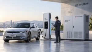 Hyundai та LG Energy Solution тестують у Кореї систему на 200 кВт·год зі списаних батарей електромобілів для швидкісних зарядних станцій. Деталі пілотного проєкту та ролі партнерів. Умови тестування.