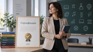 У 2027 році сертифікацію вчителів планують поширити на всі предмети НМТ. Хто зможе пройти тестування, які етапи діють, квоти 2026 року та що дає сертифікація педагогам в Україні.