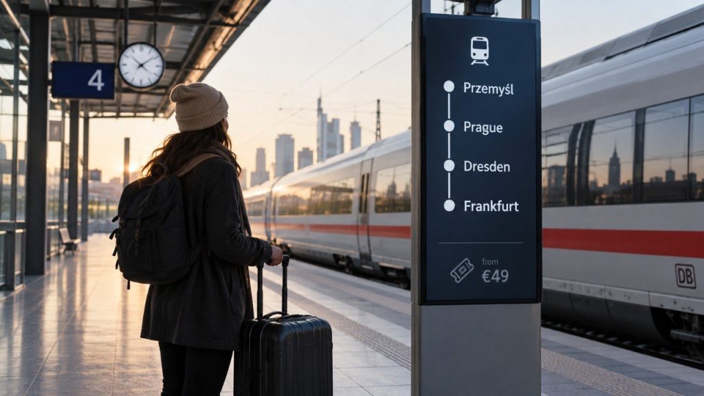 Україна — Франкфурт потягом у 2026 році: розклад Leo Express, пересадка в Перемишлі та ціни