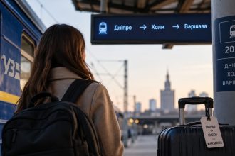 Як доїхати потягом Дніпро — Варшава у 2026 році: рейс №119 до Холма, пересадка на IC 440, актуальний розклад, час у дорозі та офіційні сервіси для купівлі квитків онлайн.