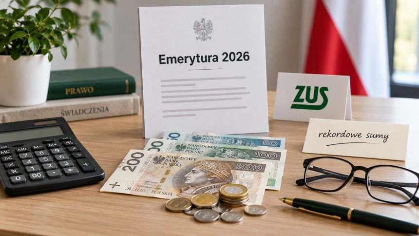 Найвища пенсія у Польщі сягає 54 072 злотих на місяць, тоді як найнижча становить лише 2 гроші. Дані ZUS за червень 2026 року, мінімальна пенсія та правила її розрахунку. Хто і чому отримує такі суми.