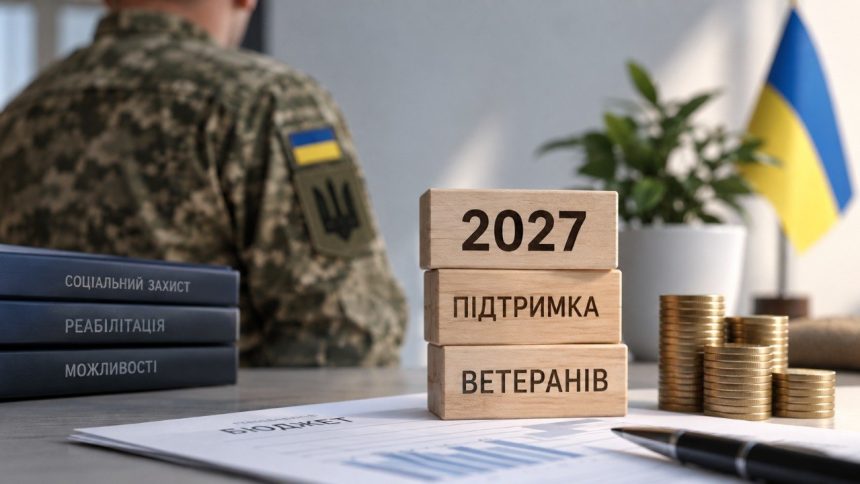 У проєкті держбюджету України на 2027 рік на ветеранську політику передбачили 20,5 млрд грн. Пояснюємо, скільки піде на житло, реабілітацію, гранти, супровід і ветеранські простори.