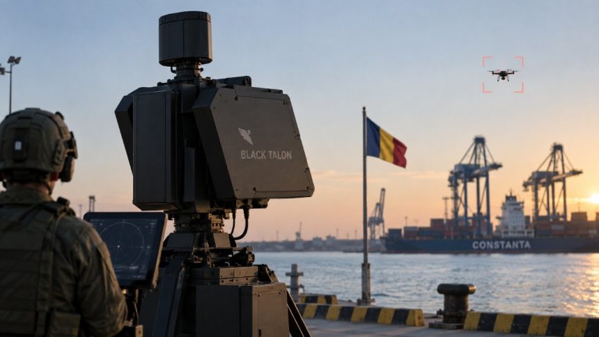 Румунія тестує Black Talon у військовому порту Констанца. Система має виявляти й глушити дрони, а Sentinel — контролювати надводні та підводні загрози. Що відомо про захист портів Чорного моря зараз.