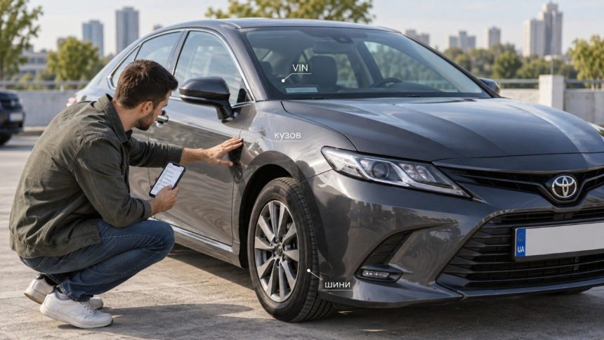 Як перевірити вживаний автомобіль перед купівлею: VIN, кузов, шини, холодний запуск, тест-драйв і незалежна СТО. Практичний чекліст і офіційні сервіси перевірки авто в Україні.