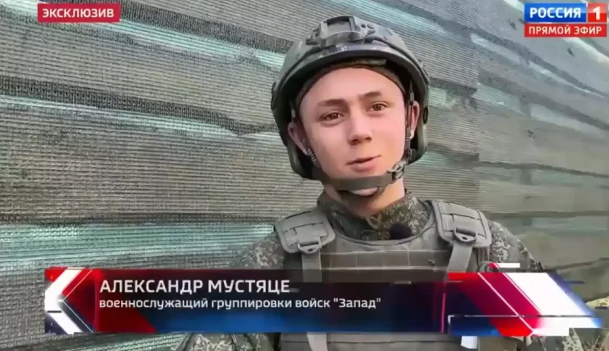 Ольга Скабєєва показала інтерв’ю з 19-річним Олександром Мустяце з Херсонщини, який досі значиться зниклим безвісти у реєстрі «Діти війни». Що відомо про його службу в армії РФ після окупації Кринок.