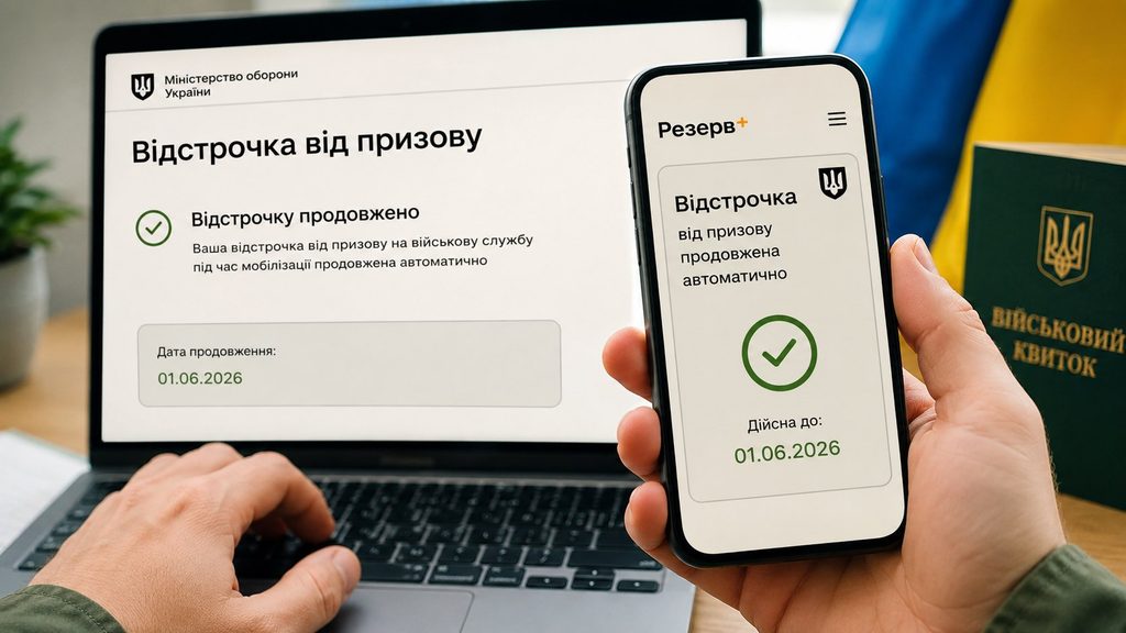 Автоматичне продовження відстрочки: кому у 2026 році більше не потрібно йти до ТЦК